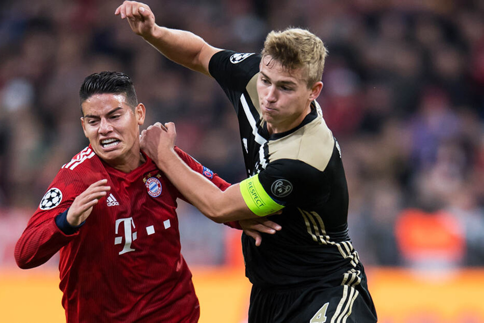 Der jüngste Kapitän in der Ajax-Vereinsgeschichte: Matthijs de Ligt (r.) wird von allen Spitzenvereinen gejagt.