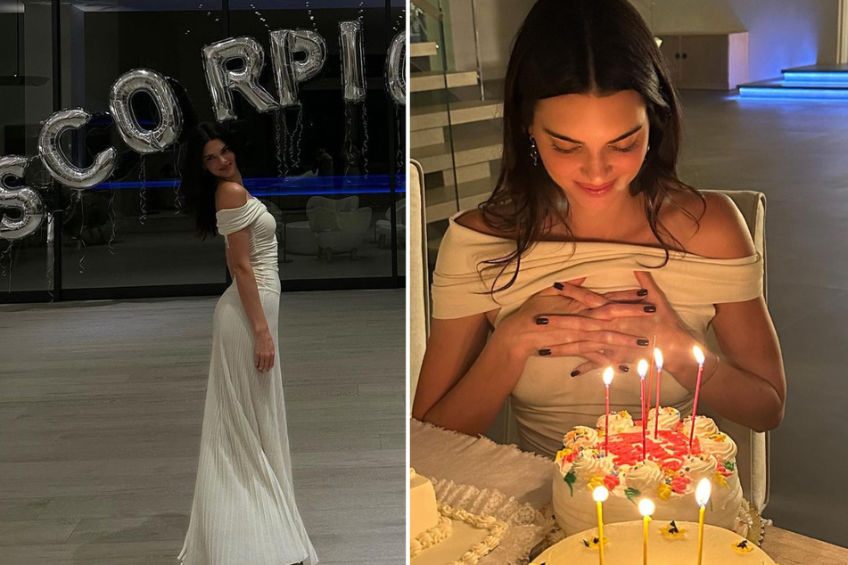 On Saturday, Kendall Jenner dropped new photos from her 28th birthday celebration.