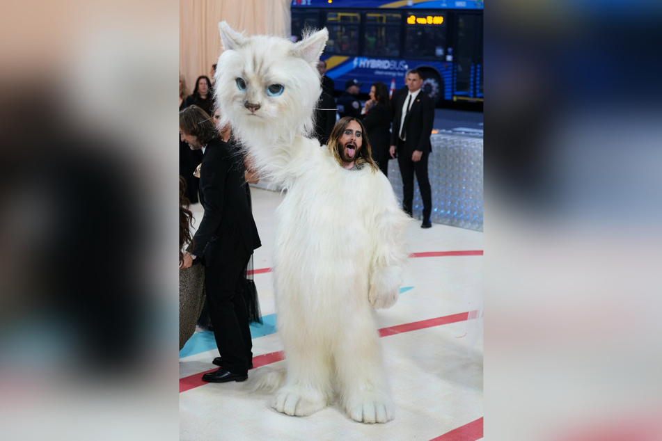 Schauspieler Jared Leto (51) überraschte als Lagerfeld-Katze Choupette.