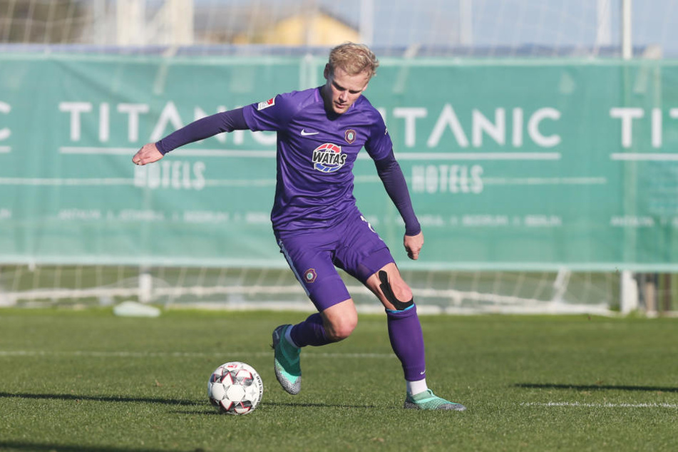 Der Test am Mittwoch gegen den Halleschen FC war sein letztes Spiel für den FC Erzgebirge.