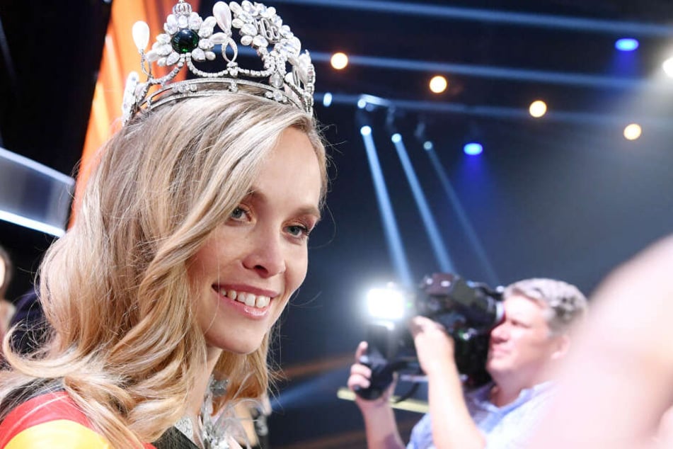 Miss Germany Nadine Berneis im Europark Rust. (Archivbild)