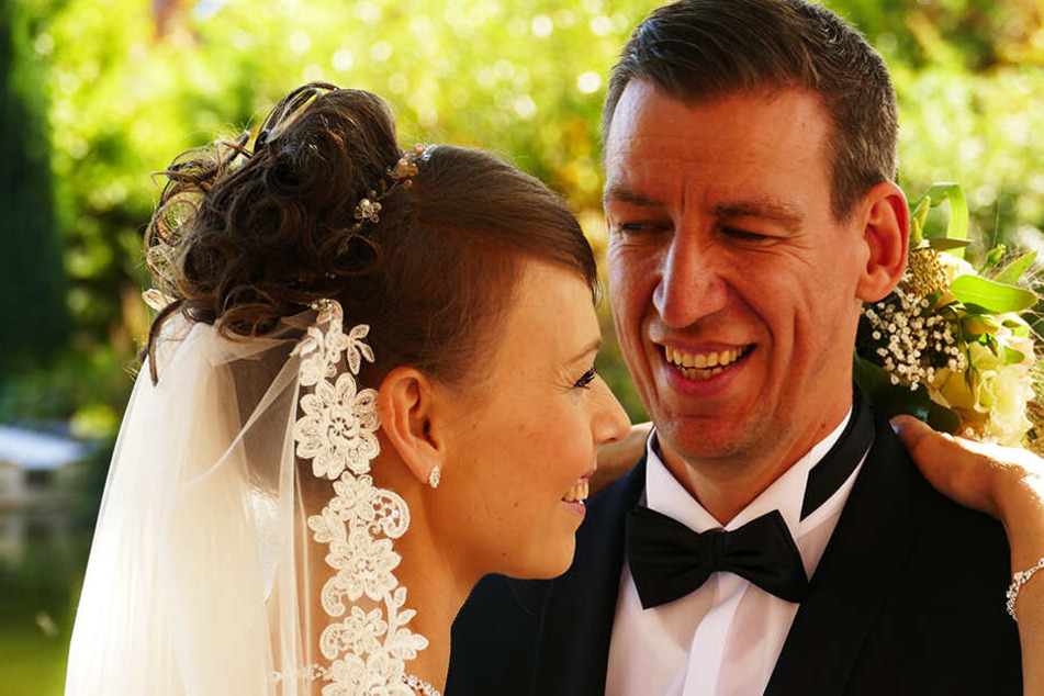 Sie haben "Ja" gesagt! Agnieszka (36) und Heiko (45) wollen gute wie schlechte Zeiten fortan gemeinsam meistern.