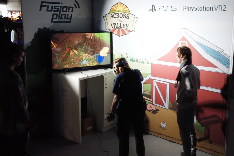 Auf dem Gaming-Festival "Caggtus" konnten interessierte Spieler das VR-Spiel ausprobieren.