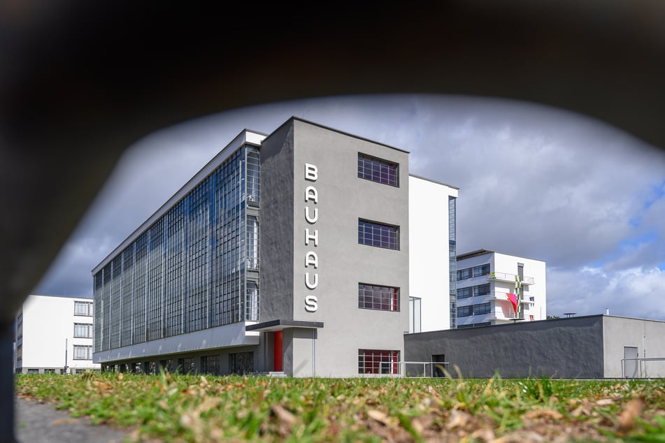 Das bekannte Bauhausgebäude in Dessau.