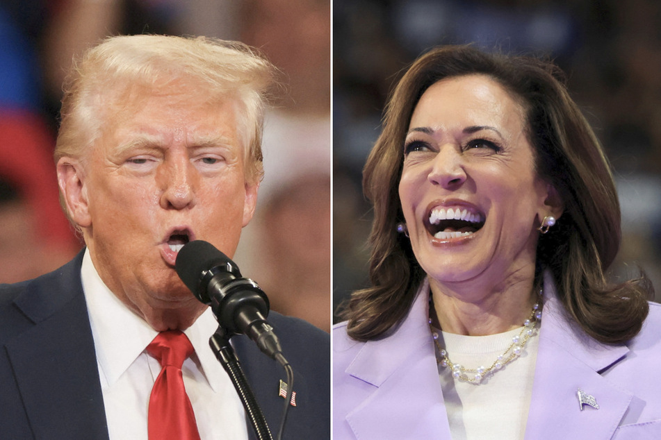 Kamala Harris takes new polling lead over Trump in three key swing states