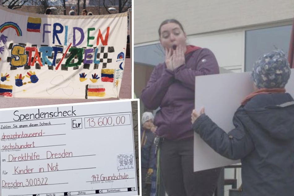 Dresden: "Der blanke Wahnsinn": Dresdner Grundschüler erlaufen 13.600 Euro für Kinder aus der Ukraine!