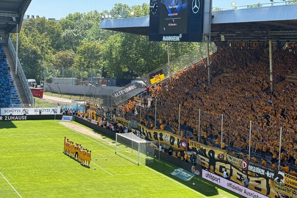 Auf geht's, Dynamo! Fans und Spieler sind bereit.