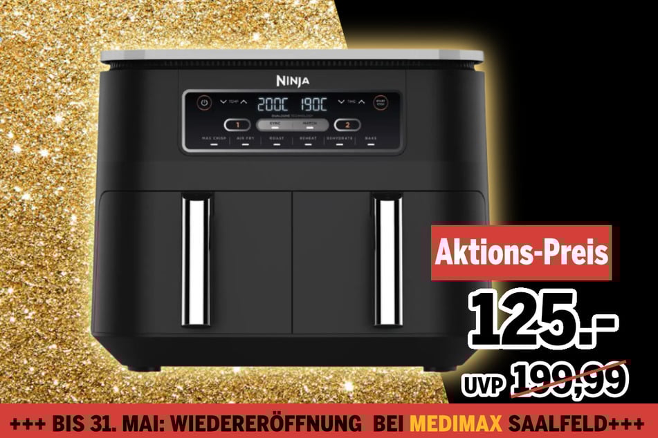 Die Heißluft-Fritteuse AF300EU für nur 125 statt 199,99 Euro.