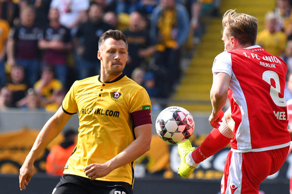 Dynamo-Kapitän Sören Gonther ordnete den Punkt gegen Union als besonders wichtig ein.