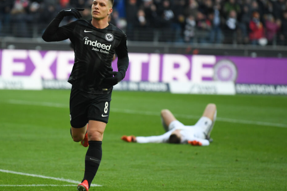 Luka Jovic schoss in der laufenden Bundesliga-Saison bereits 15 Tore für die Frankfurter Eintracht.