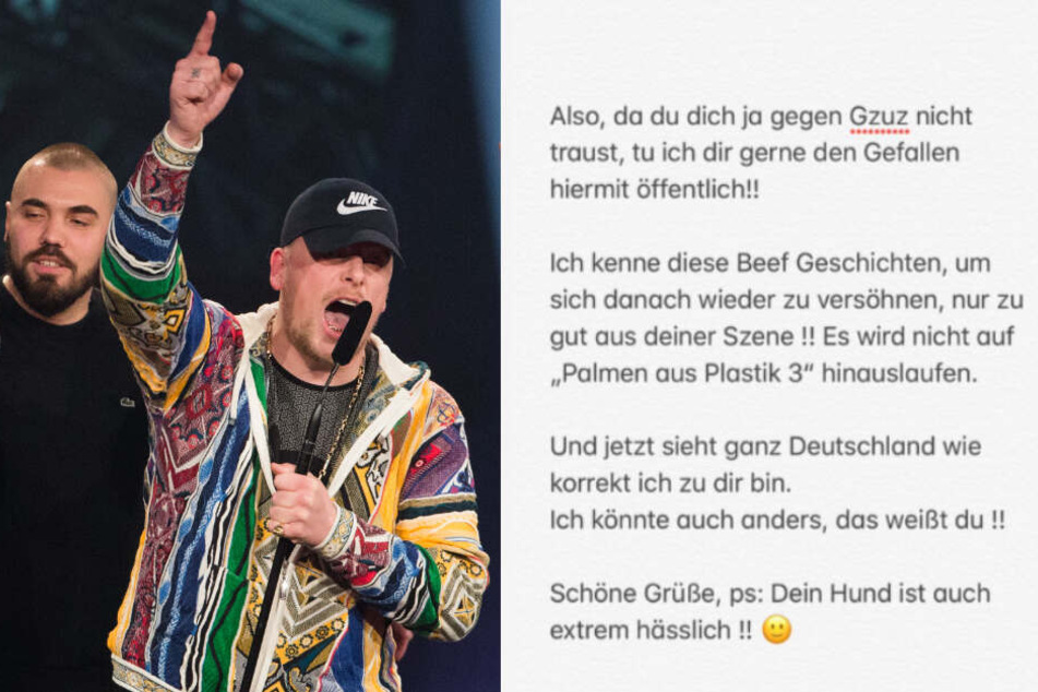 Bonez MC redet bei Instagram Klartext.