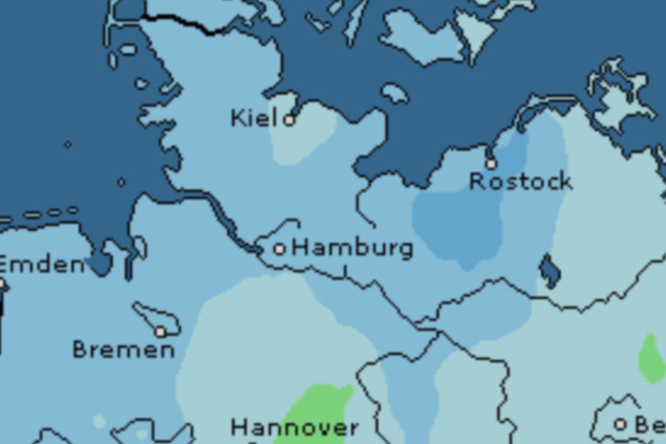 Gewitter rollen auf den Norden zu.