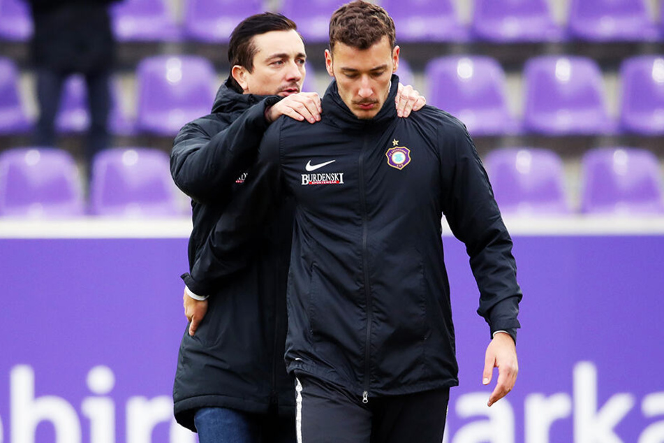 FCE-Trainer Daniel Meyer kann sich auf seine Leute verlassen - so wie auf Dominik Wydra