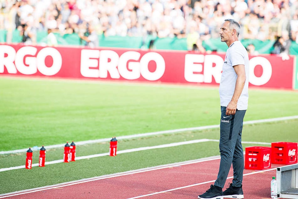 Frankfurts neuer Trainer Adi Hütter hat laut Wettanbietern schlechte Karten.