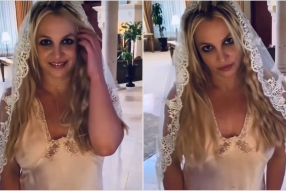 Britney Spears reveals she got married again... sort of!