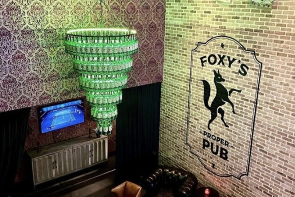 Help Foxy's Pub create another Jameson bottle chandelier on St. Paddy's Day.