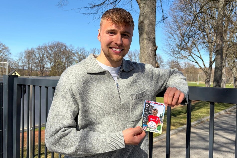 Wie die Zeit vergeht ... Ben-Luca Moritz spielte zuletzt als Zehnjähriger im Jersey des FSV Zwickau. 15 Jahre später kehrt der mittlerweile zum Top-Spieler der Regionalliga Nordost gereifte Verteidiger zu seinem Jugendverein zurück.