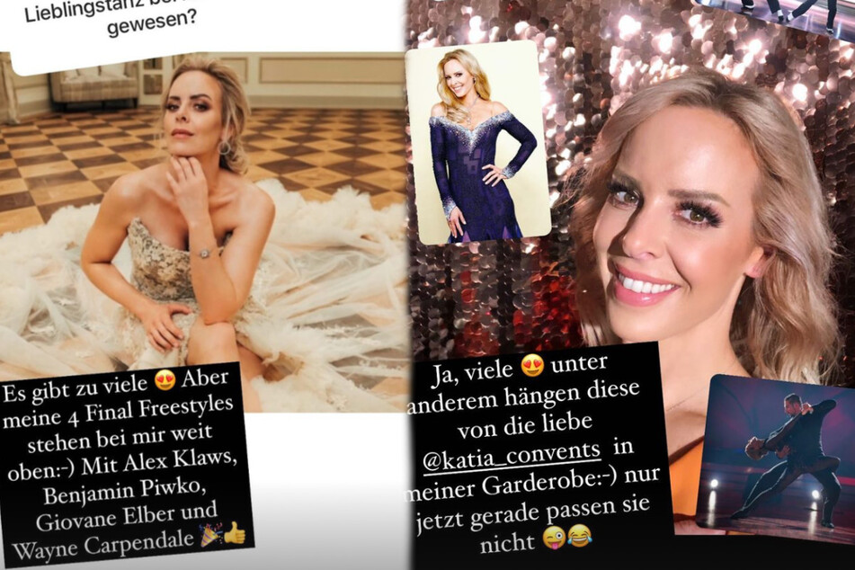 Isabel Edvardsson (38) auf Instagram.