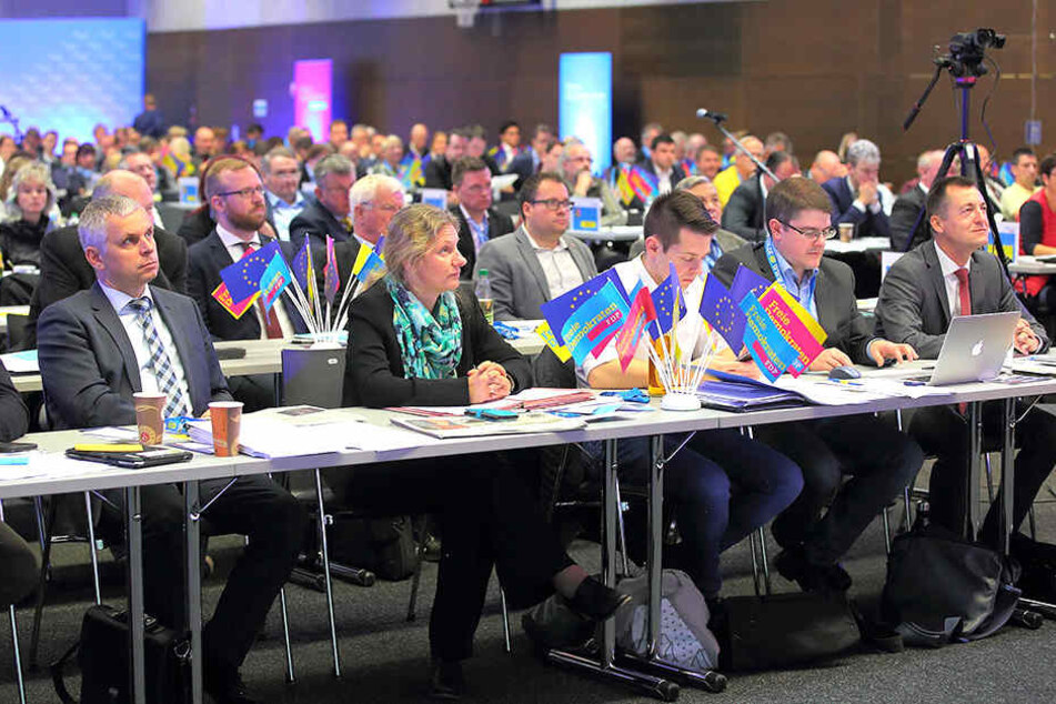 Die Delegierten wählten Toralf Einsle vom Kreisverband Görlitz zum Spitzenkandidaten bei der Europawahl 2019.