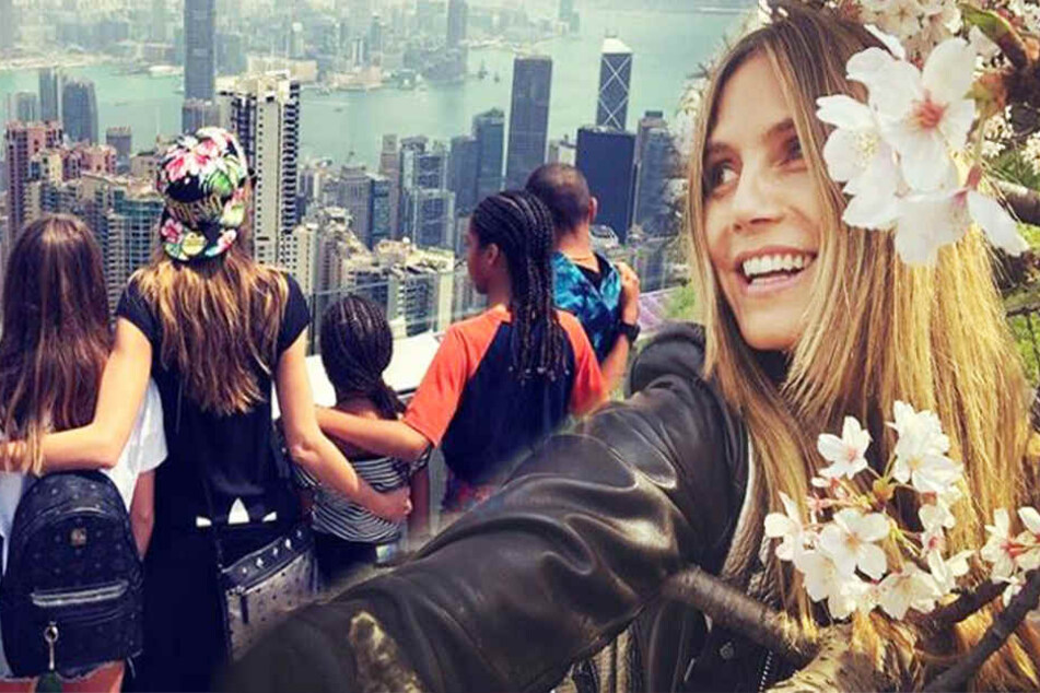 Heidi Klum ist gerade mit ihren vier Kids in Asien unterwegs.