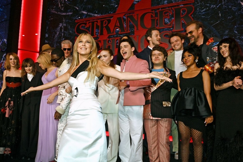 Der Cast der vierten Staffel von "Stranger Things" bei der Premiere in New York.