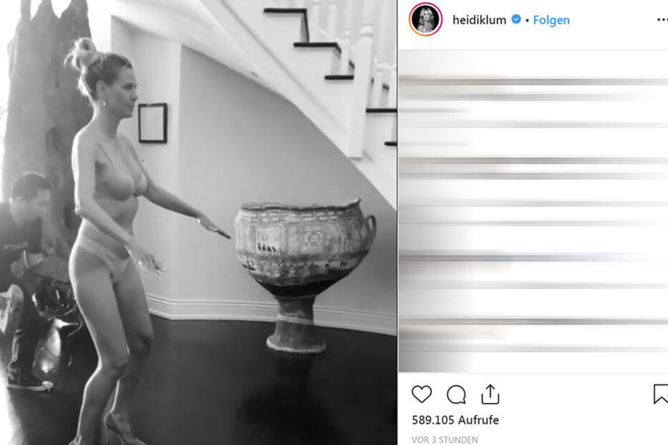 Heidi Klum (46) lässt sich offenbar scannen.