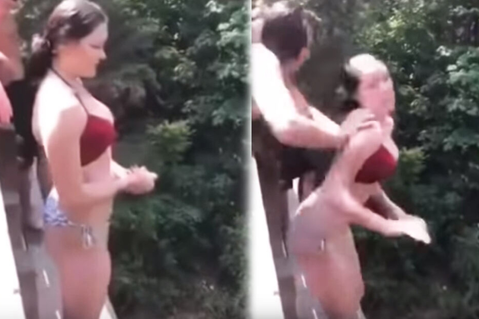Durch den Schubser landete Jordan Holgerson im Wasser und zog sich schwere Verletzungen zu.