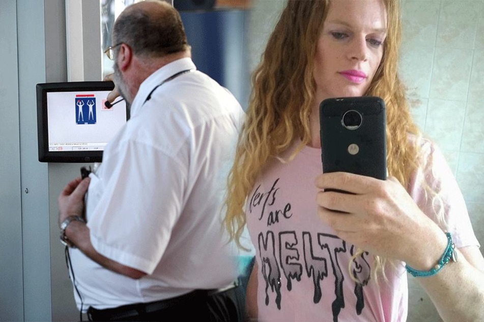 Passagierin muss unter Tränen ihre blanken Brüste bei Flughafen-Kontrolle zeigen