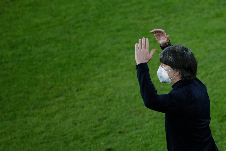 Joachim Löw (61) war natürlich mit dem Ergebnis unzufrieden. Ein Bild, das für sich spricht.