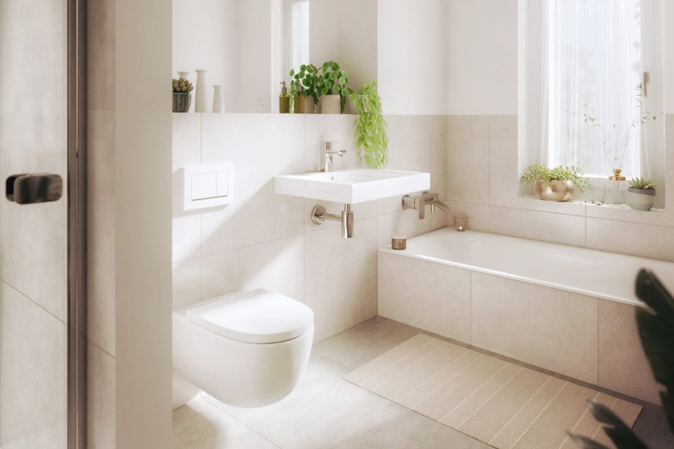 Die Bäder sind besonders großzügig, hell und modern gestaltet.