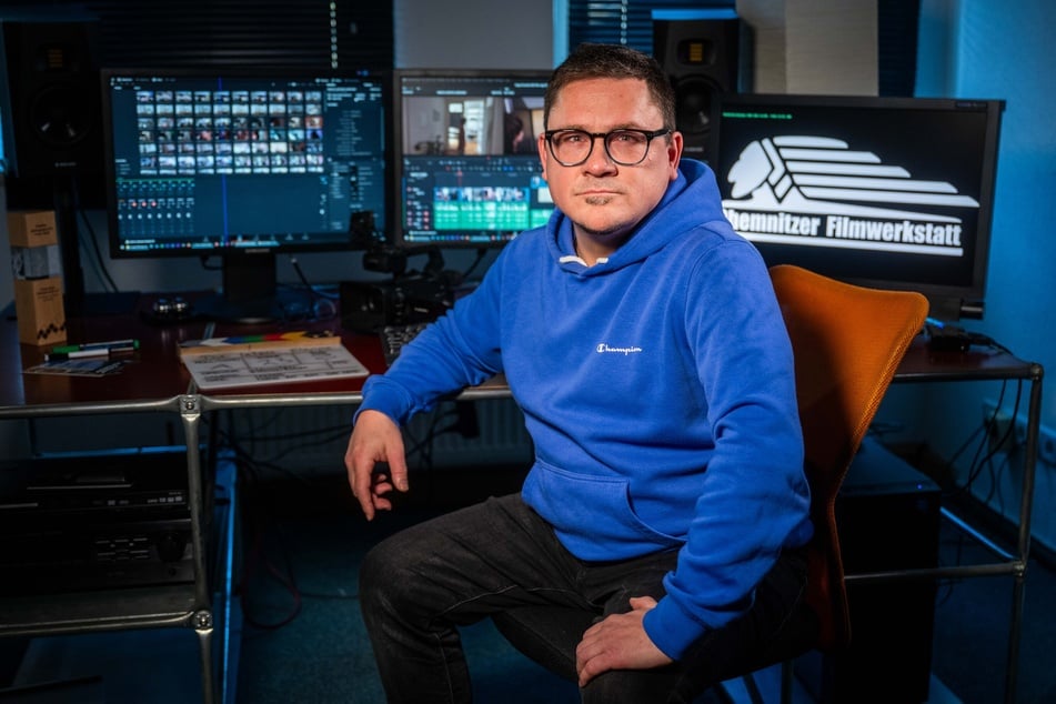 Medienpädagoge Sebastian Steger (44) setzt sich für den Erhalt des Jugendbereichs in der Filmwerkstatt ein.