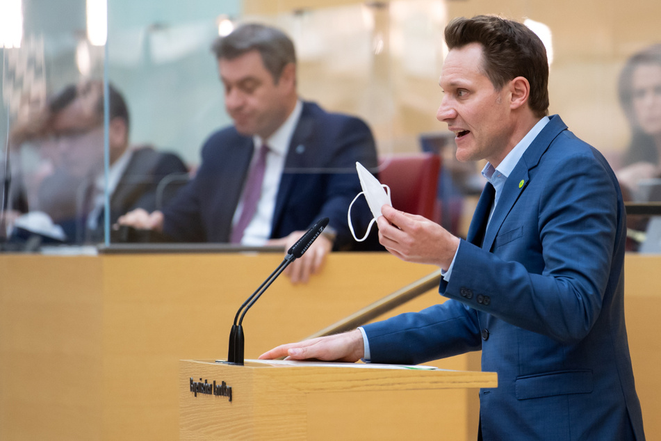 Ludwig Hartmann (42, r.), Fraktionsvorsitzender von Bündnis 90/Die Grünen.