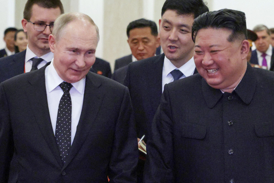 Russian President Vladimir Putin (l.) and North Korean leader Kim Jong Un (r.) on Wednesday signed a comprehensive strategic partnership, deepening military and political ties that have flourished since Russia invaded Ukraine.