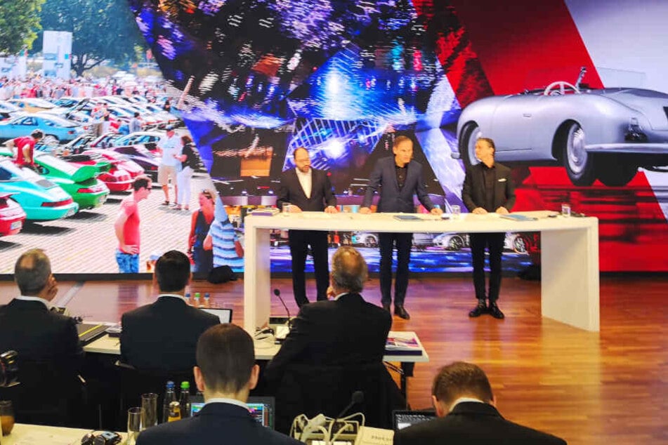 Die Porsche-Chefs zeigten sich auf der Jahrespressekonferenz sehr zufrieden mit dem wirtschaftlichen Ergebnis aus dem vergangenen Jahr.