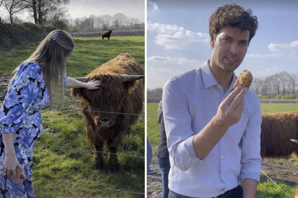Leon und Miriam genossen zu Ostern die gemeinsame Zeit in der freien Natur.