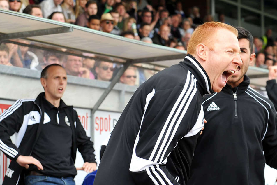 Als Lotte-Trainer erlebte Maik Walpurgis schon so manch hitziges Duell. Jubelt er so mit Dynamo auch am Sonntag in Berlin?