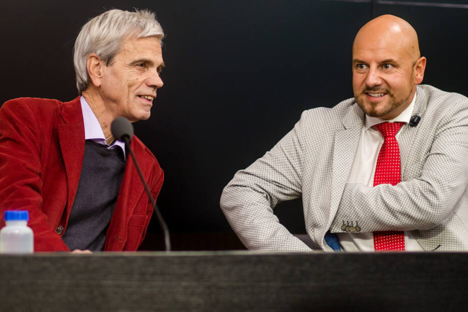Wollen am Dienstag gemeinsam eine Pressekonferenz geben (v.l.): Wolfgang Gedeon und Stefan Räpple.