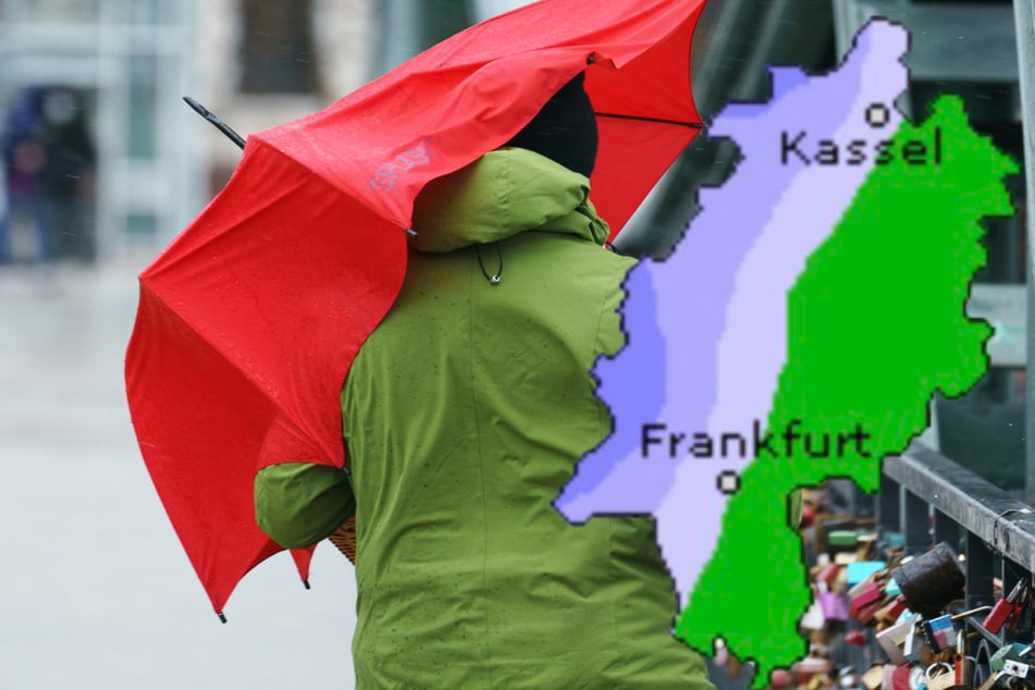 Am Dienstag ziehen von Westen her Regenwolken über Hessen auf, wie Wetteronline.de (Grafik) und der Deutsche Wetterdienst (DWD) beide vorhersagen.