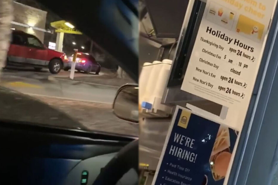 Der erste Fahrer fuhr einfach nicht weg, deswegen dachten wohl alle, er würde ganz normal warten...