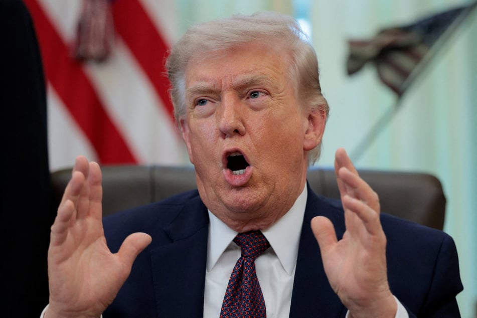 President Donald Trump issued more threats against Iran while also claiming a "new regime president" had called for a ceasefire.