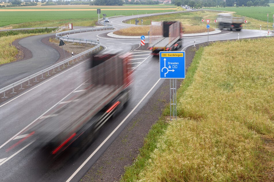 Seit Montag endet die A14-Nordverlängerung an der B188 bei Stendal.