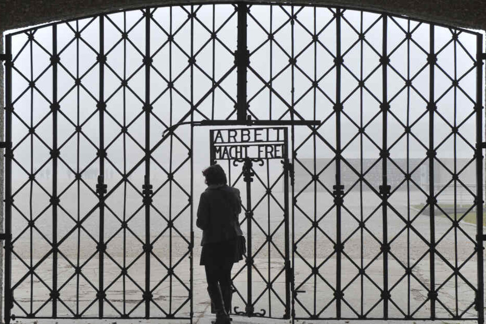 Ein Eingang zum ehemaligen Konzentrationslager in Dachau.