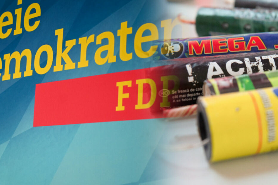Das Haus einer FDP-Politikerin ist mit Feuerwerksköpern beschossen worden. (Symbolbild)