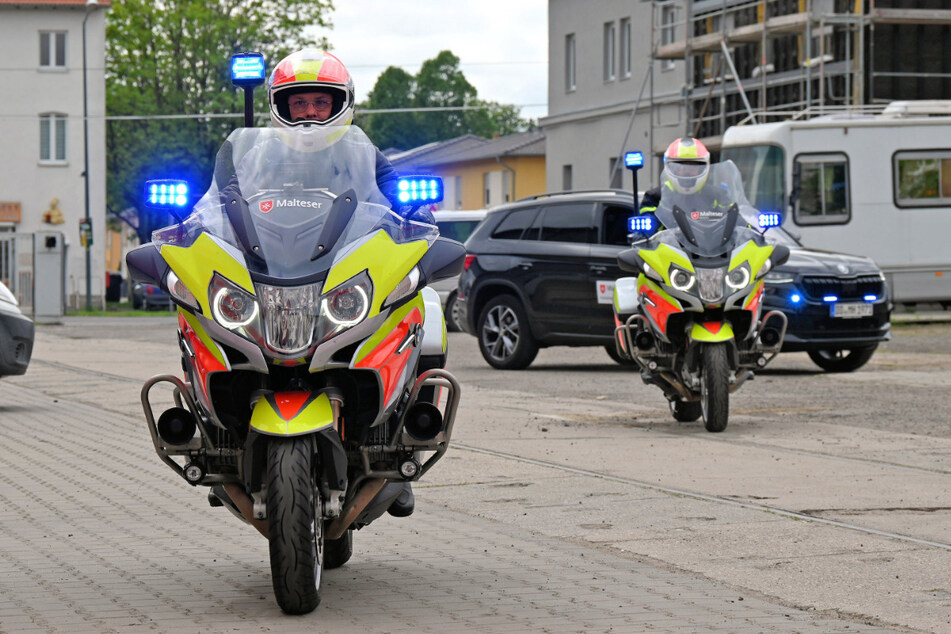 Mit dem Erhalt zweier BMW-Motorräder kann Sachsens erste Malteser-Motorradstaffel ab dem 1. Juni den Dienst antreten.