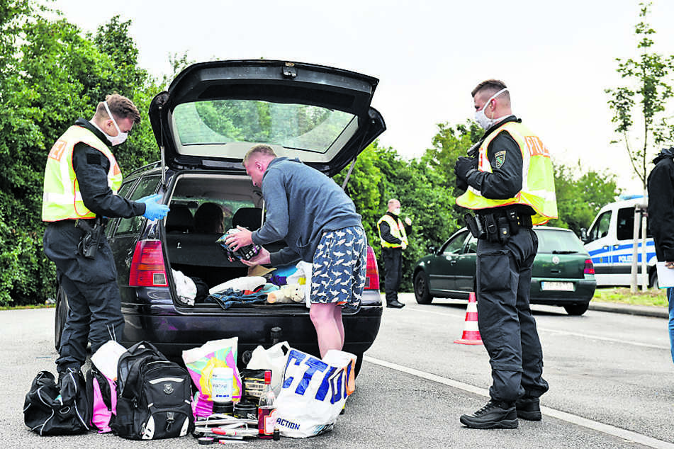 Dieser junge Pole hatte vor der Fahrt gekifft und noch Cannabis-Krümel im Auto.