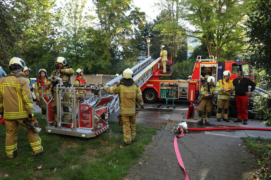 Die Löschtrupps bekamen die Flammen schnell in den Griff.