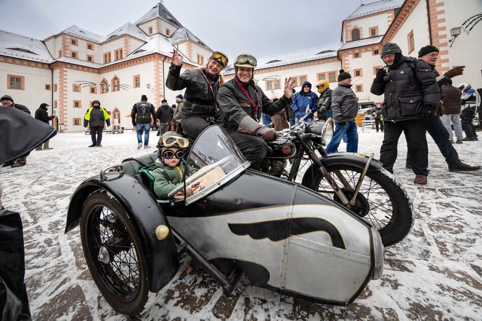 Motorradfahrer haben am Samstag ein "Date".