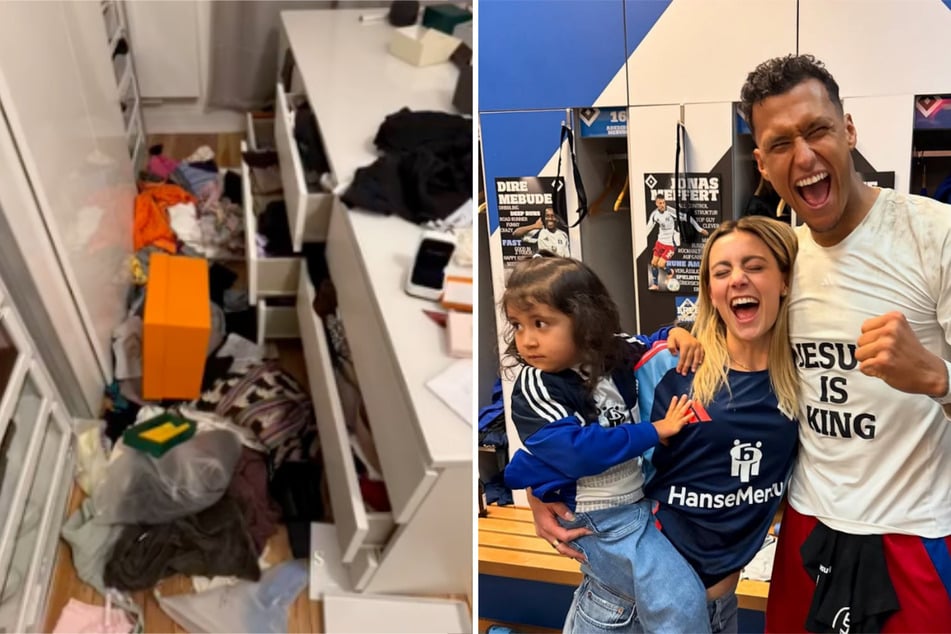 Während HSV-Star Davie Selke (30) zusammen mit seiner Familie den Aufstieg feierte, stiegen Einbrecher in seine Hamburger Wohnung ein.