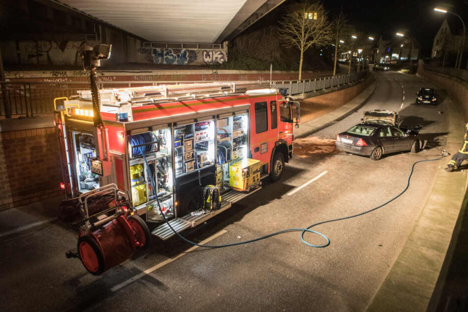 Auch die Feuerwehr war am Abend im Einsatz.