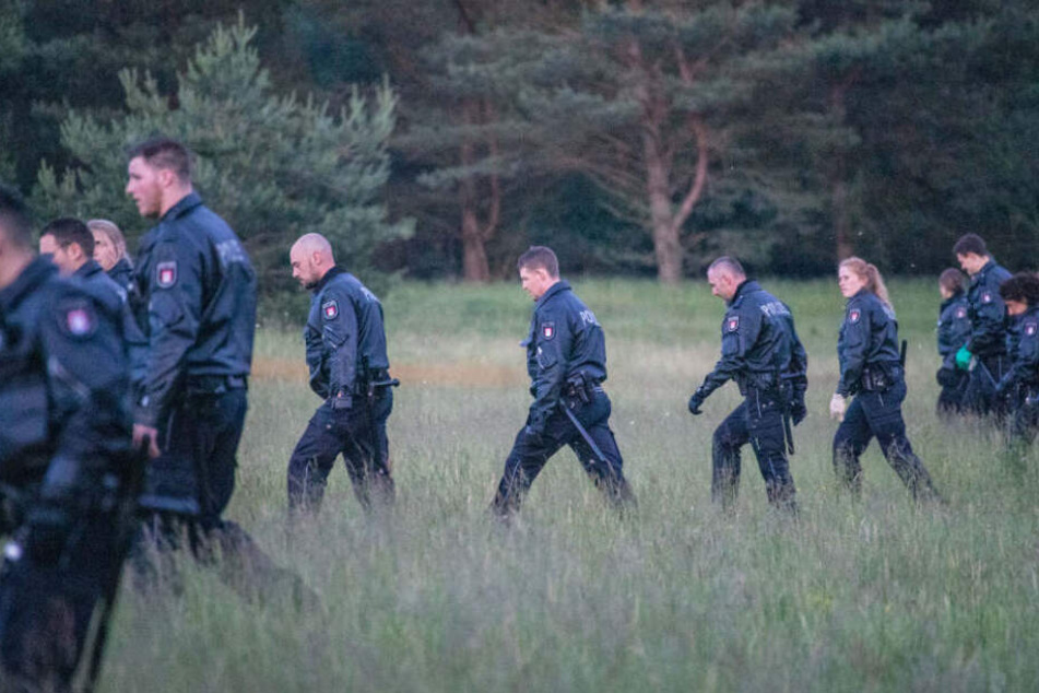 Die Polizei suchte mit einem Großaufgebot nach der Frau.